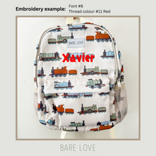 Load image into Gallery viewer, Kids backpack - Choo Choo Trains