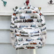 Load image into Gallery viewer, Kids backpack - Choo Choo Trains

