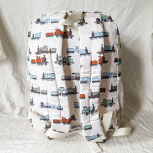 Load image into Gallery viewer, Everything Backpack - Choo Choo Trains