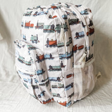 Load image into Gallery viewer, Everything Backpack - Choo Choo Trains