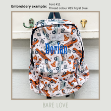 Load image into Gallery viewer, Everything Backpack - Rally Cars
