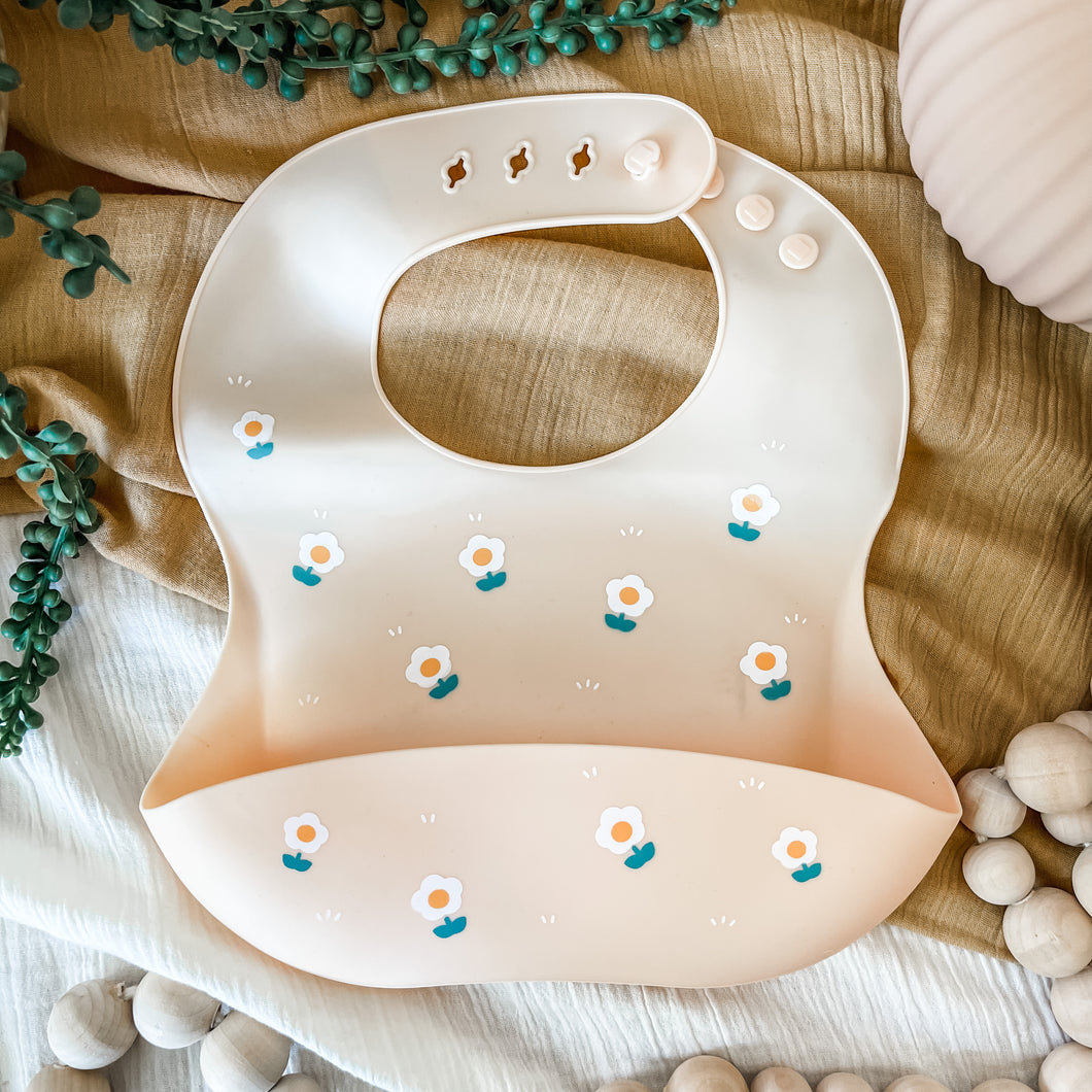 Silicone Bib - Daisy