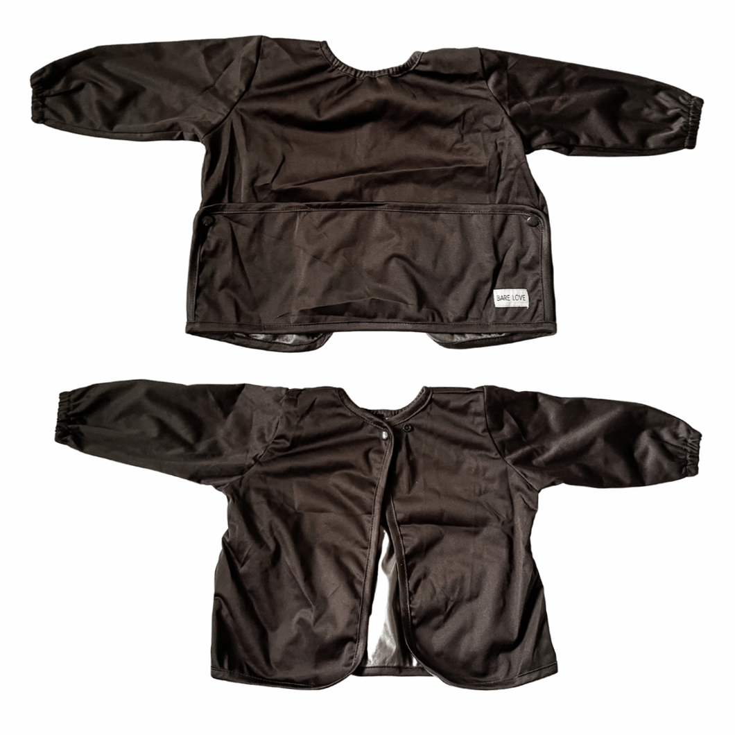Sleeved Bib - Obsidian