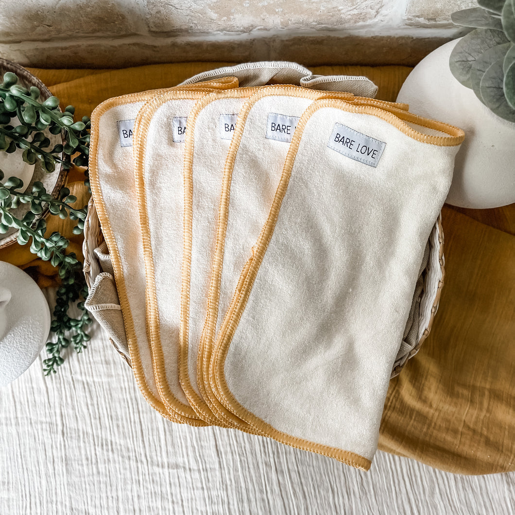 Reusable Bamboo Cloth Wipes - LIMITED EDITION RELEASE