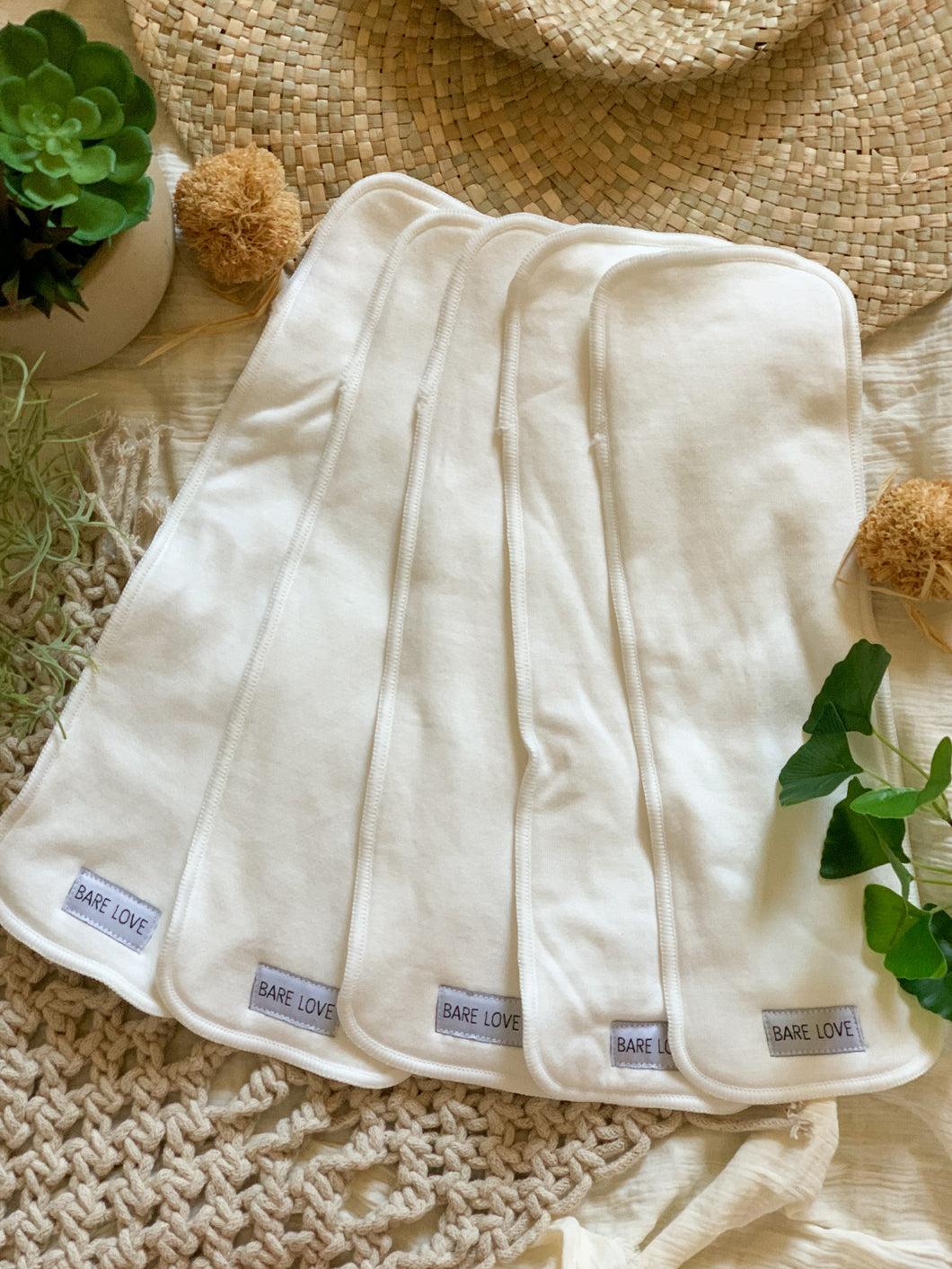 Insert - 3 Layer Rectangle Bamboo Cotton