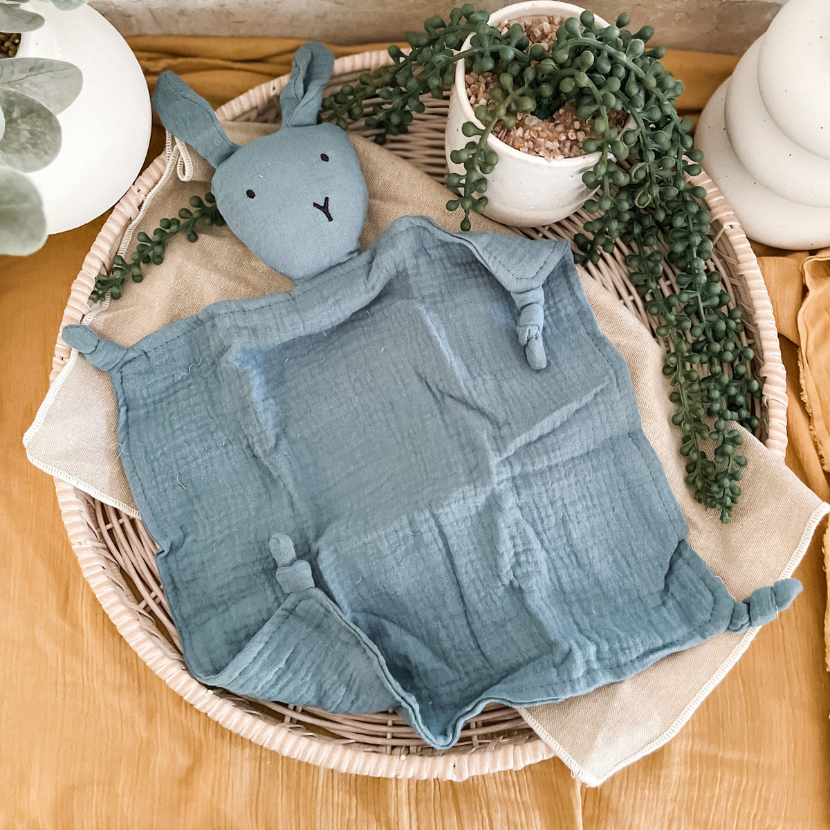 Bunny Comforter - Deep Blue – Bare Love