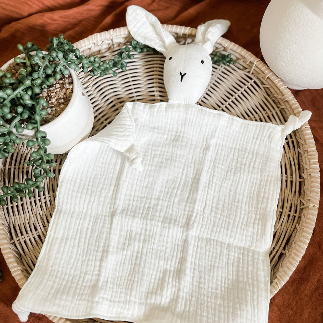 Bunny Comforter - White