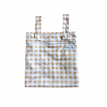 Load image into Gallery viewer, Small Wet Bag - Golden Gingham
